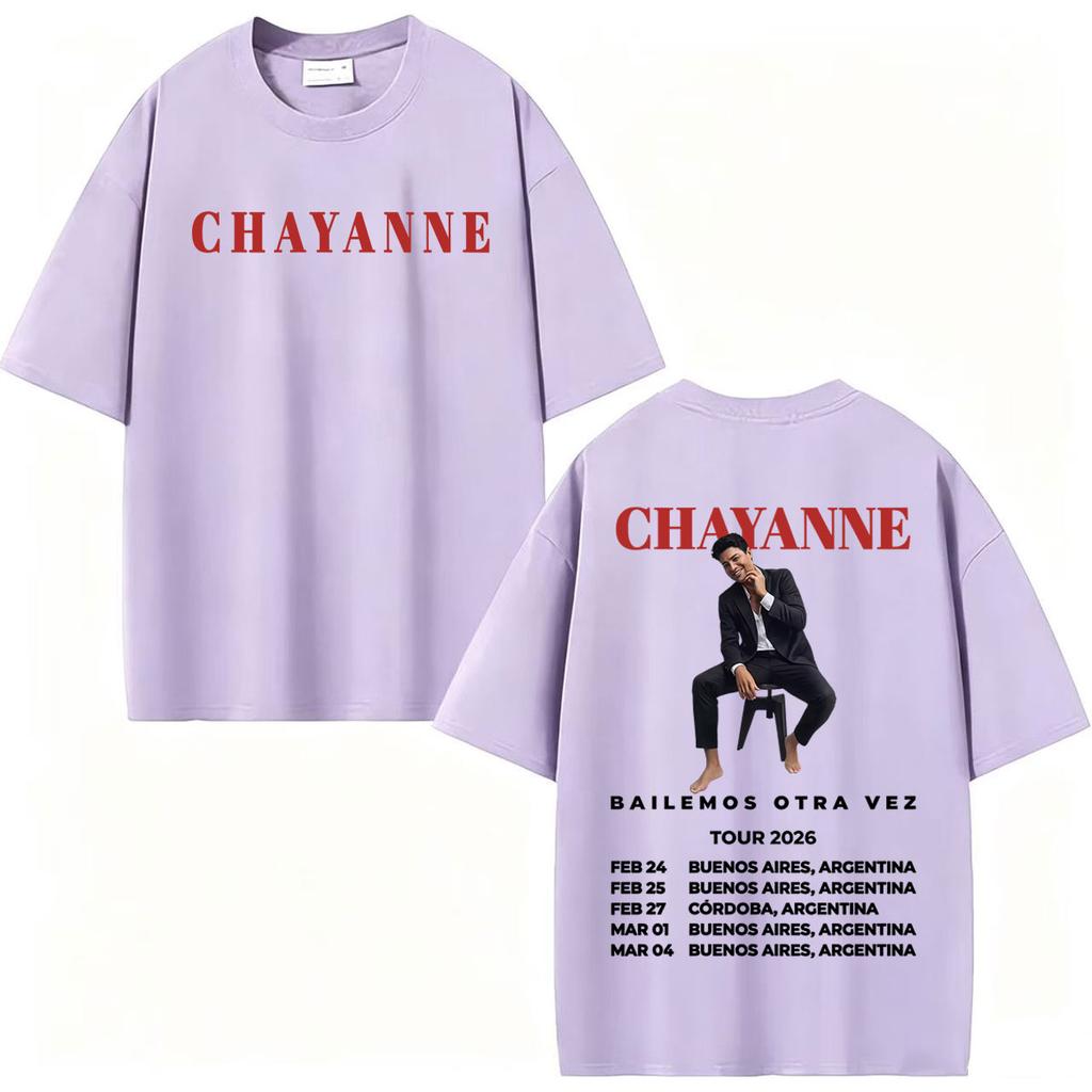 Chayanne Bailemos Otra Vez Tour 2026 Concert T-shirtsUnisex Fashion Casual Short Sleeve T Shirt Hip Hop Style Oversized Tees