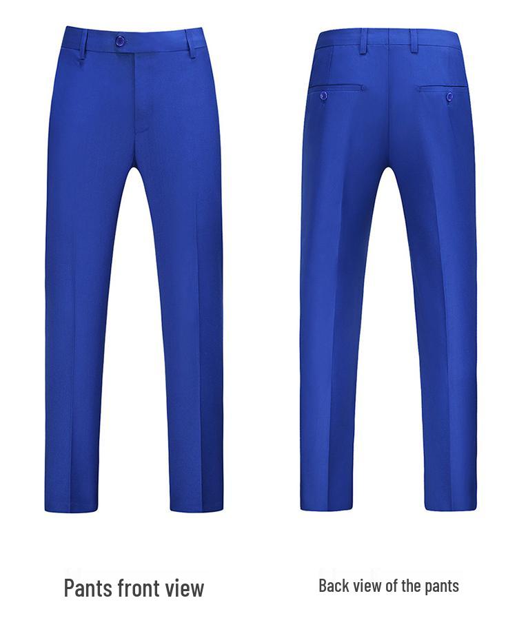 Herren Übergröße Zweireiher Britischer Slim Fit Anzug