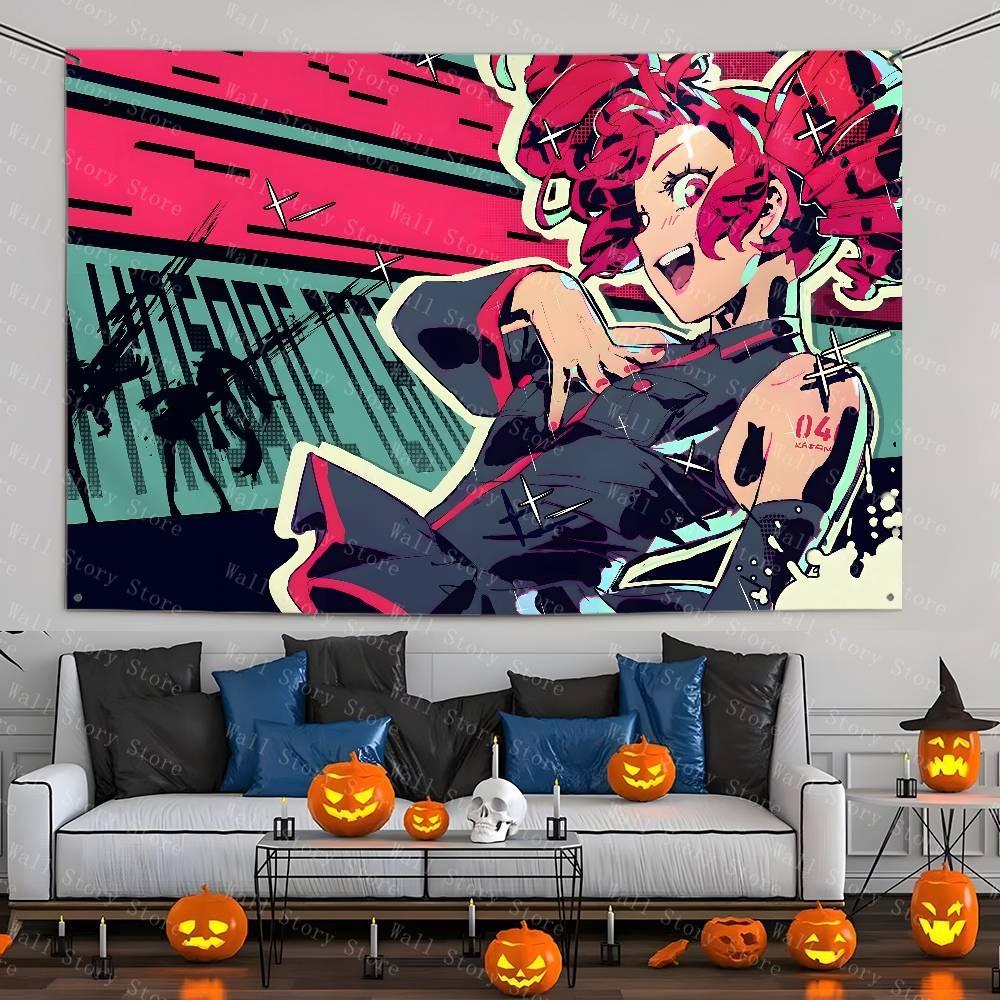 

Popular Virtual Singer Kasane Teto Banner Flag Custom Flags Wall Hanging Tapestry Outdoor Decorative Background Bedroom Tapestry 74x94cm(29x37in)