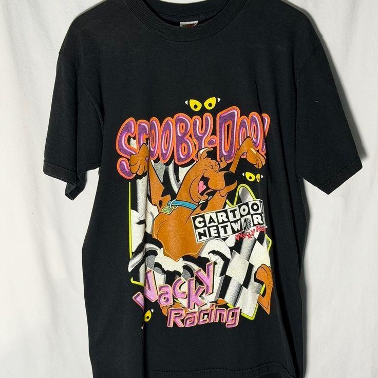 

Vintage 1999 Black Scooby Doo “Wacky Racing Tee shirt SG317 Unisex T-Shirt M