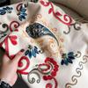 Fashion Scarf Winter Thick Shawl Wrap Head Scarf Women Luxury Embroider Flower Warm Neckerchief Poncho Pashmina Bufanda