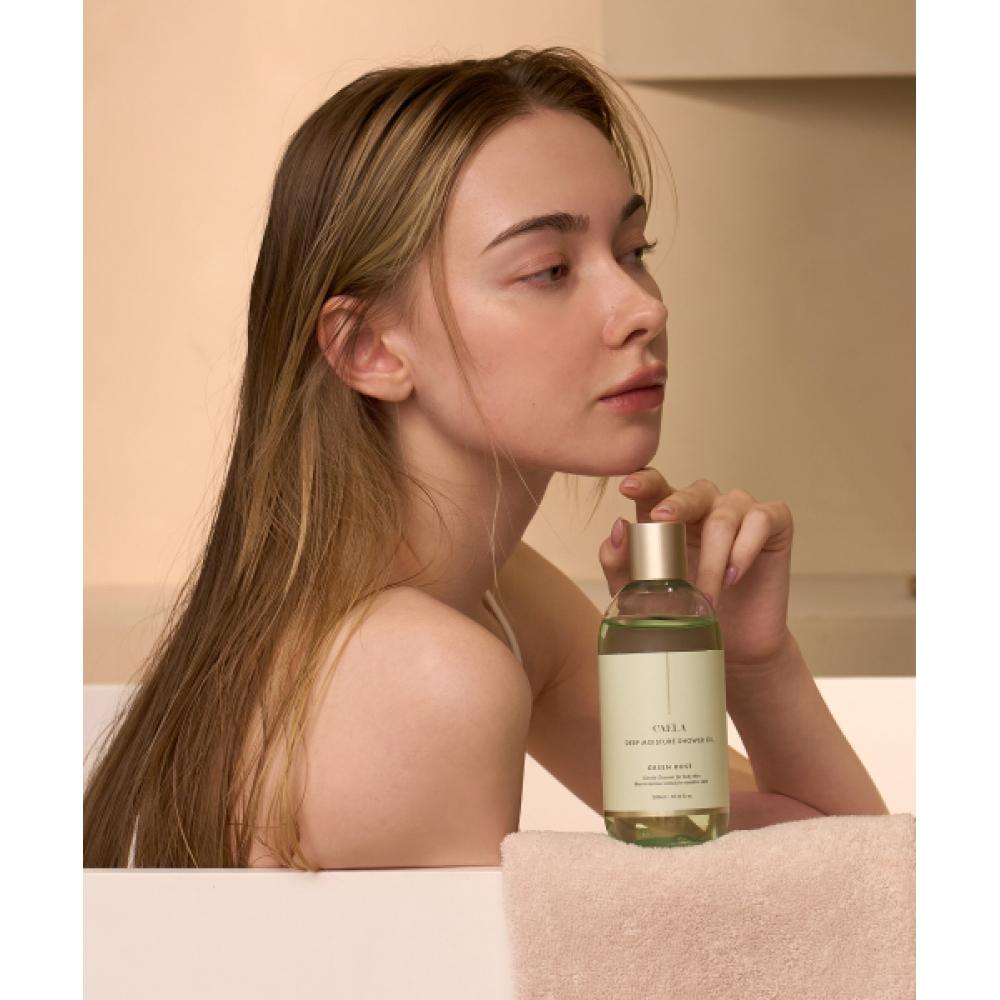 

Caela Deep Moisture Shower Oil Green Rose 300ml NONE