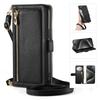 Leather Phone Case for iPhone 12 - 16 Series with Coin Pocket, Card Slot, Mirror & Stand – Multiple Colors