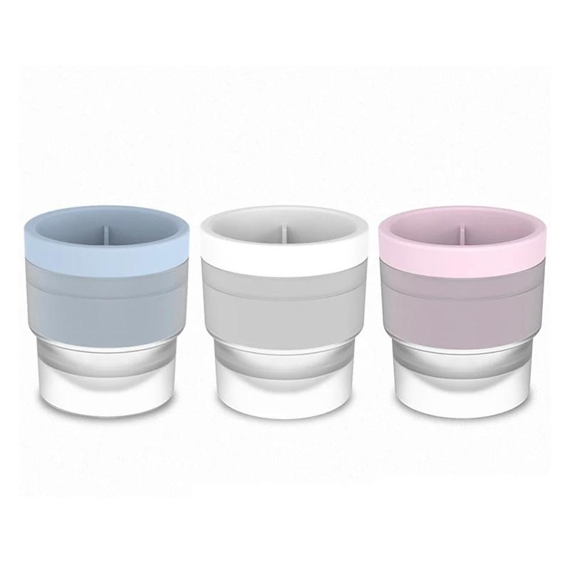 

Силиконовая круглая форма для льда, создатель DIY-формы для виски, ледяных шариков, желе, коктейлей, напитков, хоккея, кухонные принадлежности