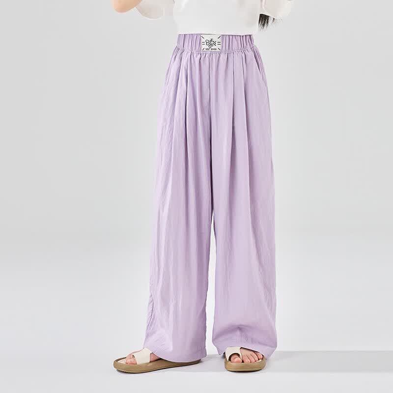 Moonkids Girls Summer Cooling Wide-Leg Anti-Mosquito Pants 160cm