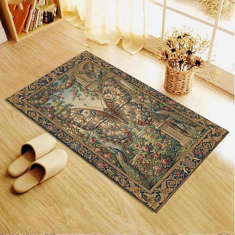 2025 New Butterfly Decoration Carpet Rug for Living Room Bedroom Home Sofa Decoration,Kids play Non-slip Floor Mat34