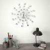 VidaXL Horloge Murale avec Mouvement à Quartz Design Moderne Pendule de Salon 50643
