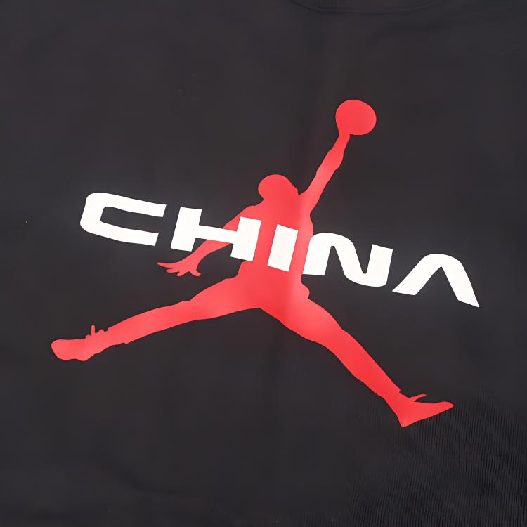 Jordan Panda Dunk Print Short Sleeve T-shirt Men Tops Black DD0200-010