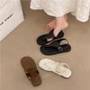 Summer New Simple Retro Fashion Versatile Casual Sandals Niche Beach Toe Sandals Women