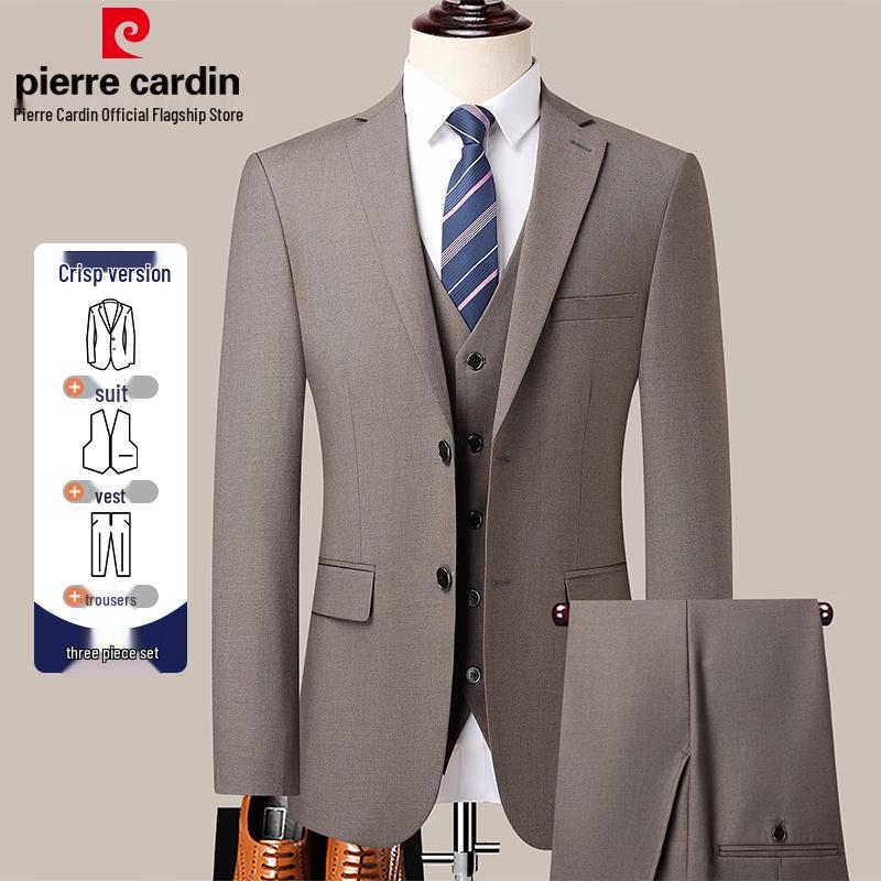 Pierre Cardin Men's Slim Fit 3-Piece Suit