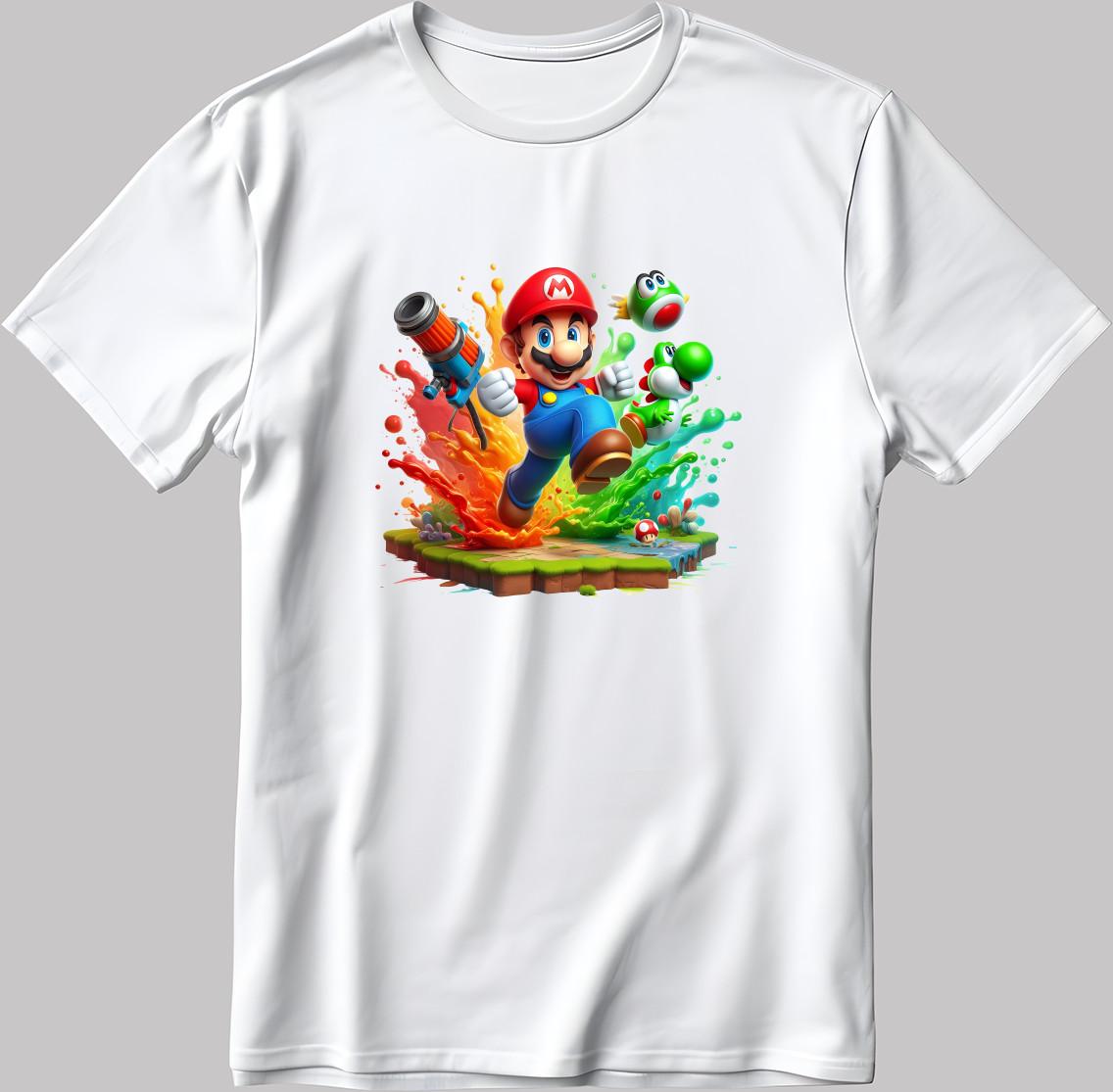 Super Mario Short Sleeve Men s Women s T Shirt N211 XL