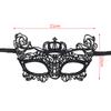 Schwarz Sexy Frauen Hohle Spitze Maskerade Gesichtsmaske Prinzessin Party Cosplay Prom Requisiten Kostüm Nachtclub Königin Halbe Gesicht Augenmaske