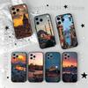 Turkey Istanbul Scenery Phone Case Silicone Soft For IPhone 16,17,15,11,13,12,14,Mini,Pro,Max,Plus,Air,E Black