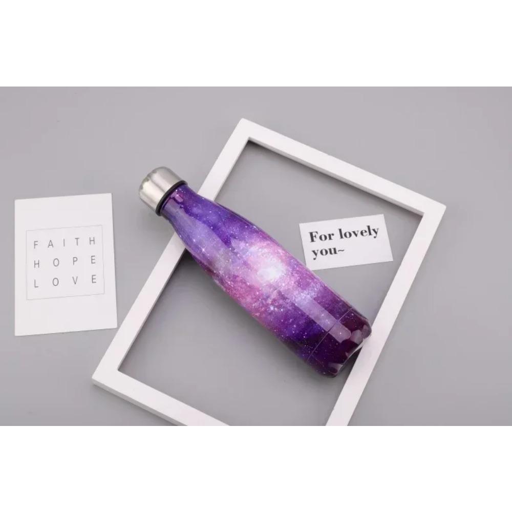 

500 мл спортивная бутылка для воды, гальваническая чашка для кокса, нержавеющая сталь 304, вакуумная изоляция, предметы для напитков, посуда для напитков, индивидуальная посуда 500ml