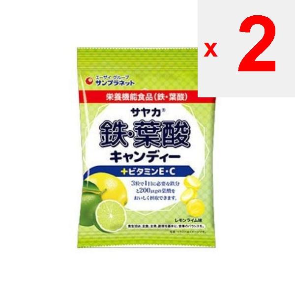 Sunplanet Iron and Folic Acid Candy, Lemon-Lime Flavor 65gNutrition FactsNutrition Facts (per 3 Cap Nutrition FactsNutrition Facts (per 3 Capsules 12.
