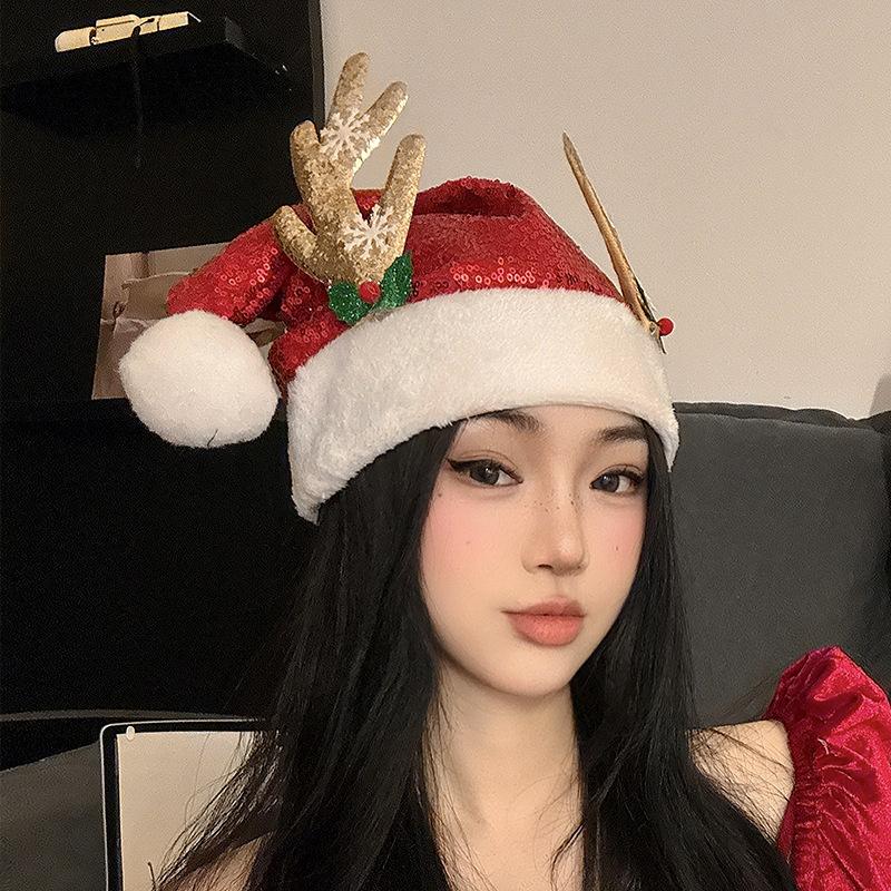 Christmas Decorations Holiday Scene Arrangement Bow Tie Christmas Hat Decoration Adult Atmosphere Photography Props 2026