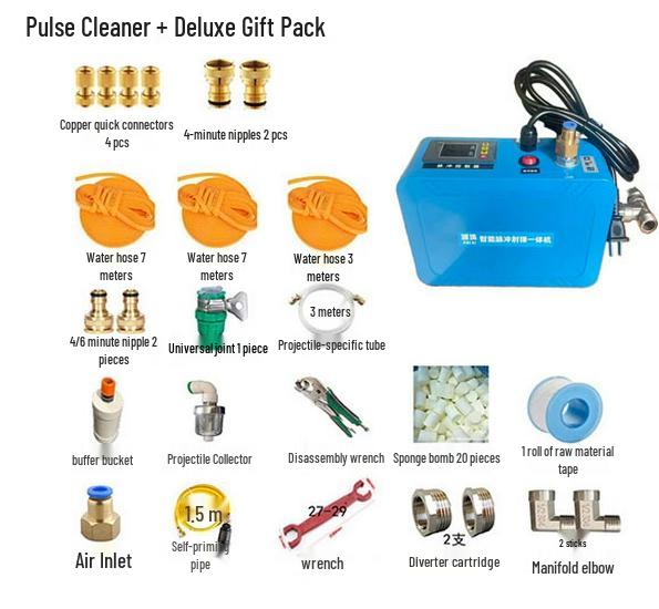 Portable High-Pressure Hot Water Heater & Floor Heating Pipe Cleaning Machine