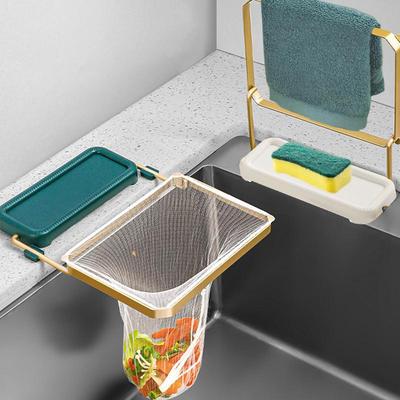 Skládací kuchyňský dřezový filtr Stojan na sítku Síťový sáček Stojan Odpad Odpadková síťová police Proti ucpávání Jednorázový odpadkový síťový sáček