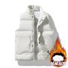 Autumn and winter stand-up collar new cotton-padded vest men's warm vest jacket couple vest thickened trendy vest