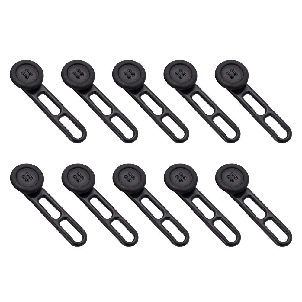 10Pcs Neck Extender Pants Extender Buttons Elastic Collar Button Extender  for Women Men