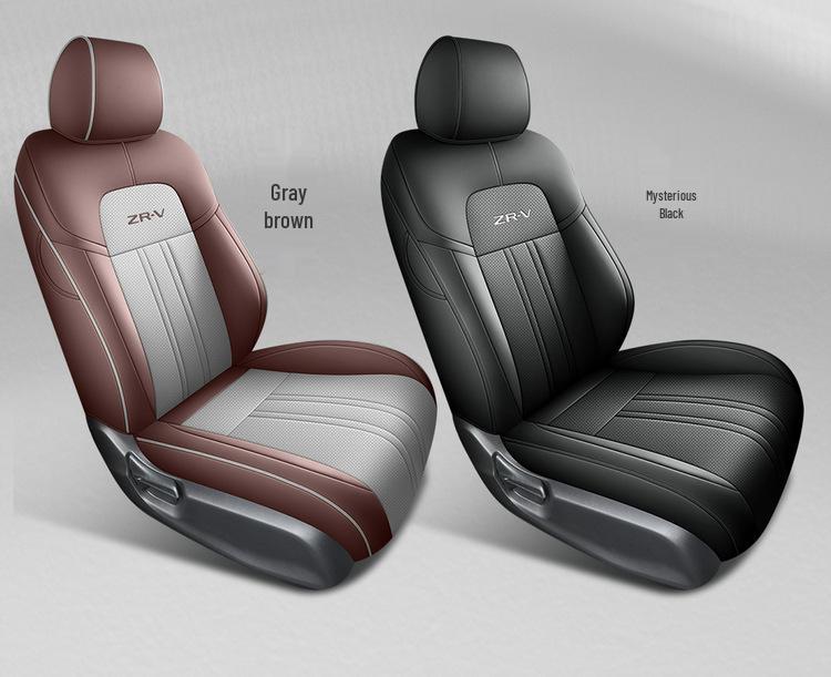 Full Leather Car Seat Cushion for Zhi ZRV - Five-Seater, Universal Fit, All-Season Cover