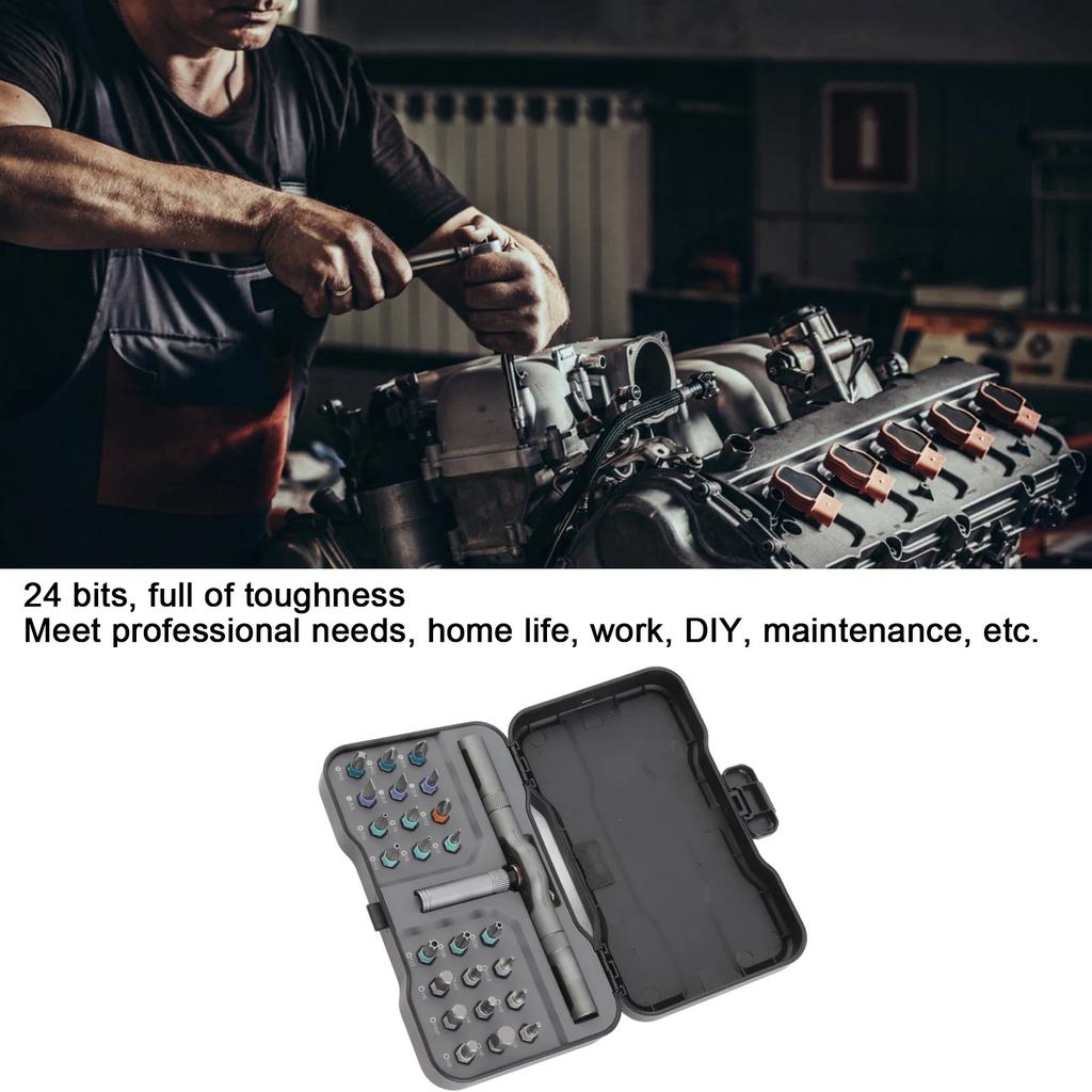 4-in-1 Bit Multipurpose Repair Tool Ratchet Screwdriver Set 2Manual Hardware with Handle RS1 Tools