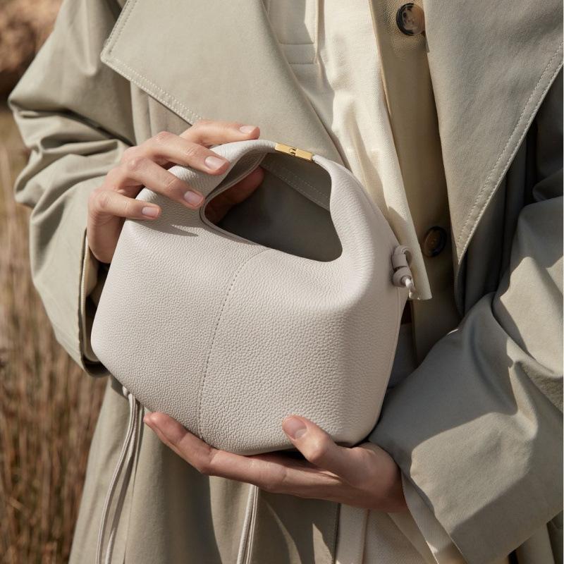 Kleine Vierkante Tas voor Dames, Bento Tas, High-end Leren Dames Tas, Modieuze en Veelzijdige Enkele Schouder Crossbody Handtas