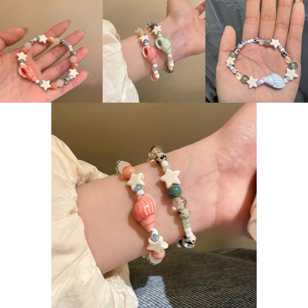 Summer 2025 Boho Style Hand Jewelry With Star Design And Shell Decor For Women