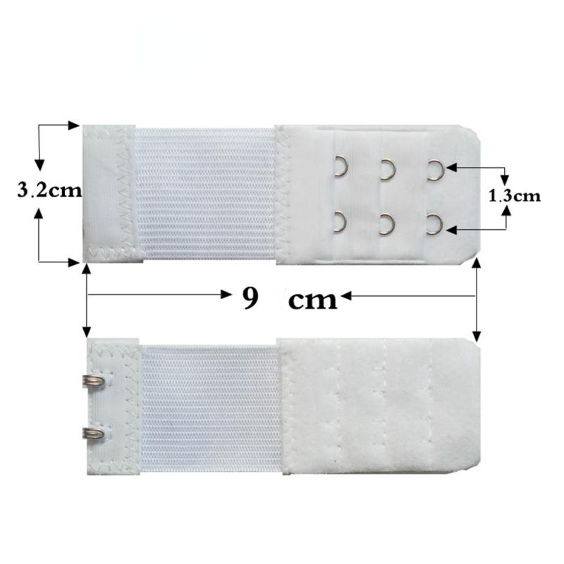 Przedłużacze biustonosza przedłużenie paska 3 rzędy 2 haczyki damskie bliscy wydłużone przedłużacze haczyków na biustonosz regulowane akcesoria damskie