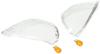 KITACO Rear Turn Signal Lens Set for Honda Jog Super Jog Jog, EX, Z, Etc., Clear, 807-0065010