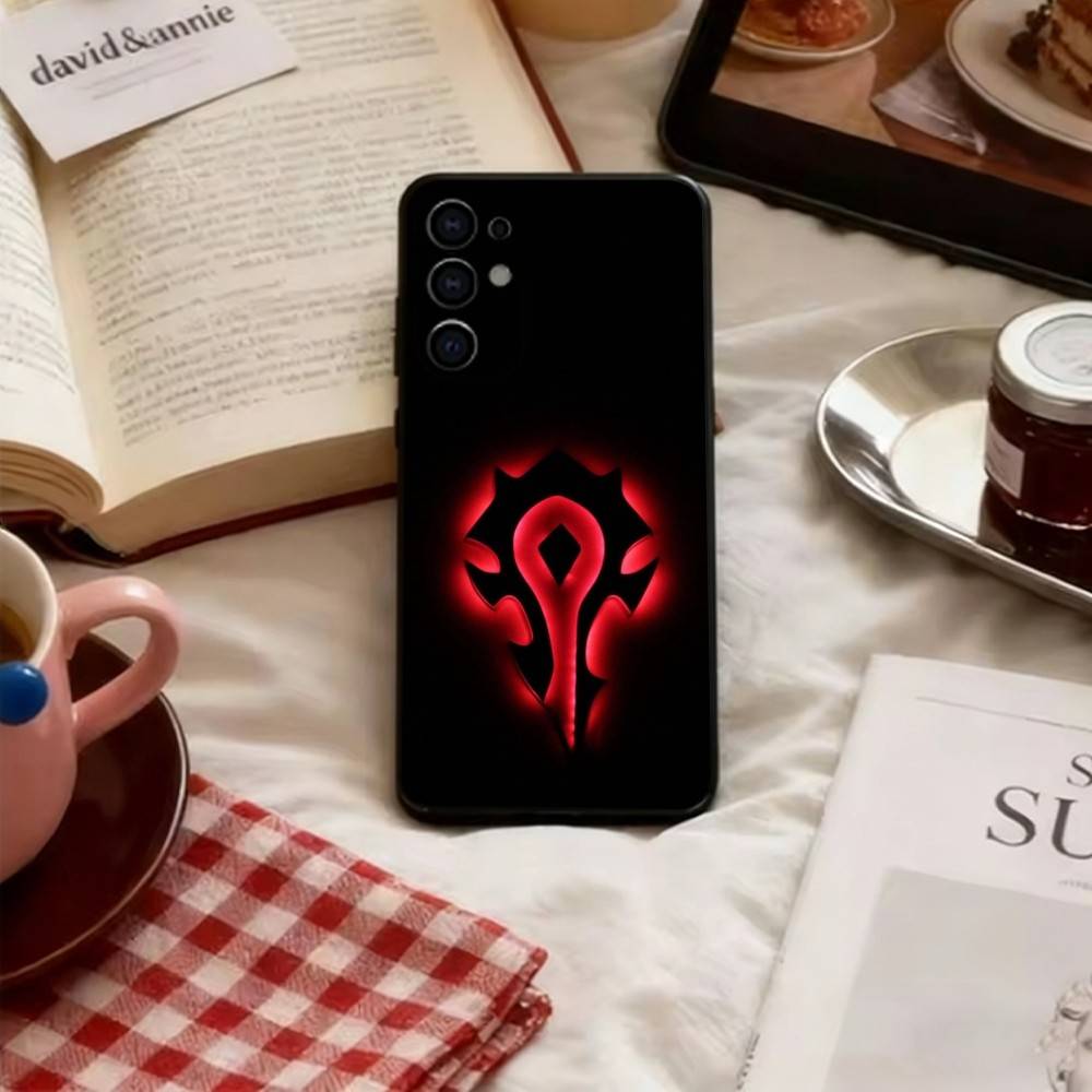 W-Warcraft G-Game Phone Case Soft Black For Samsung S25,S24,S21,S22,S23,S30,Ultra,S20,Plus,Fe,Lite