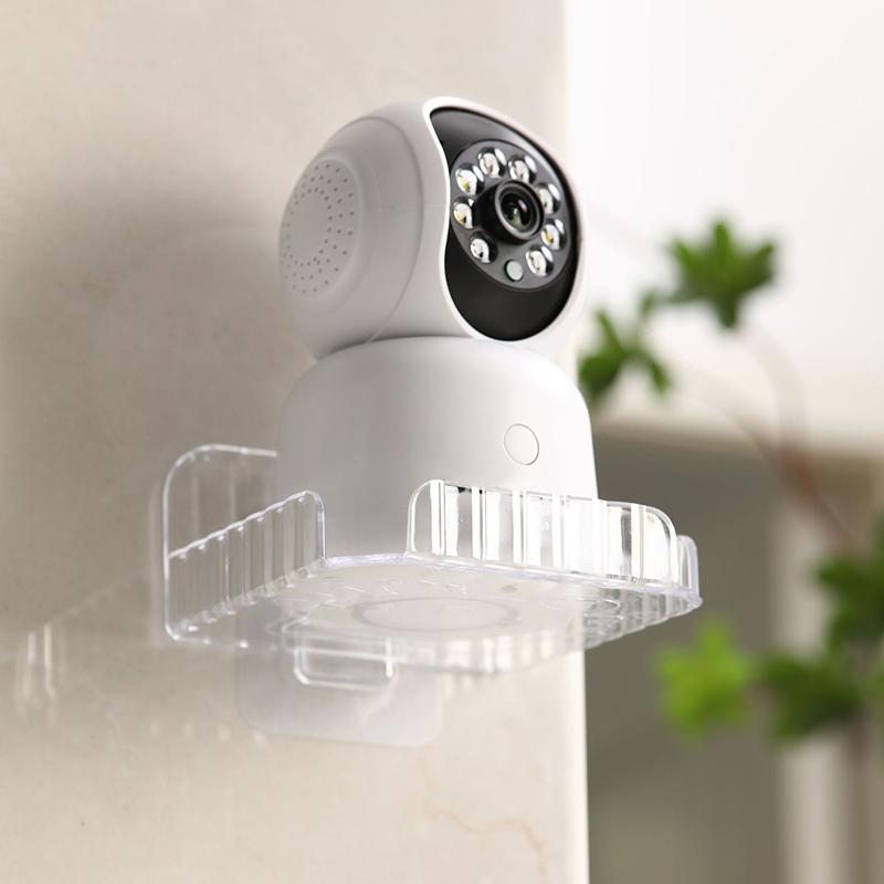 Punch-Free Security Surveillance Camera Stand New Traceless Wall-Mounted Bracket Home Self-Adhesive Drill-Free Fixer 1Pcs