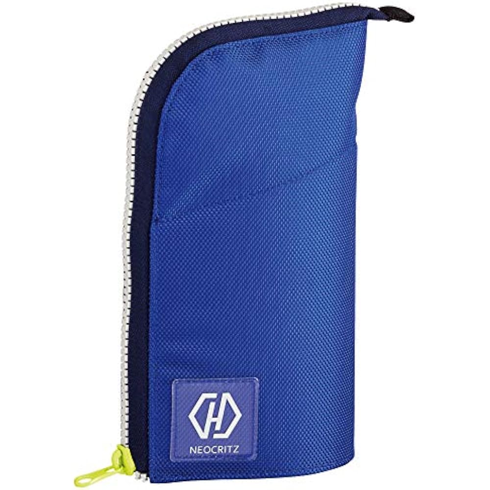 Kokuyo F-VBF220-2 Royal Blue x Green Pen Case Pencil Case Pen Stand Neo Kritz Heil Blue