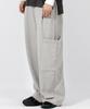 Deumakeu M Side Pocket Wide One-Tuck Real Street Sweat Pants Gray