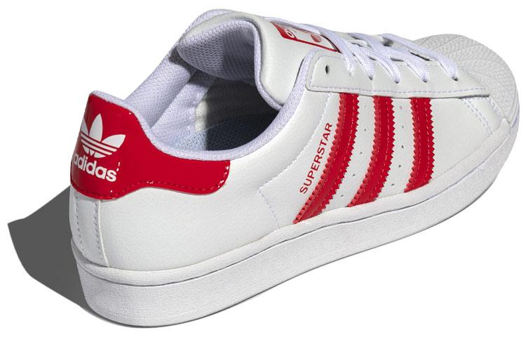 adidas Superstar White Scarlet (Women's)