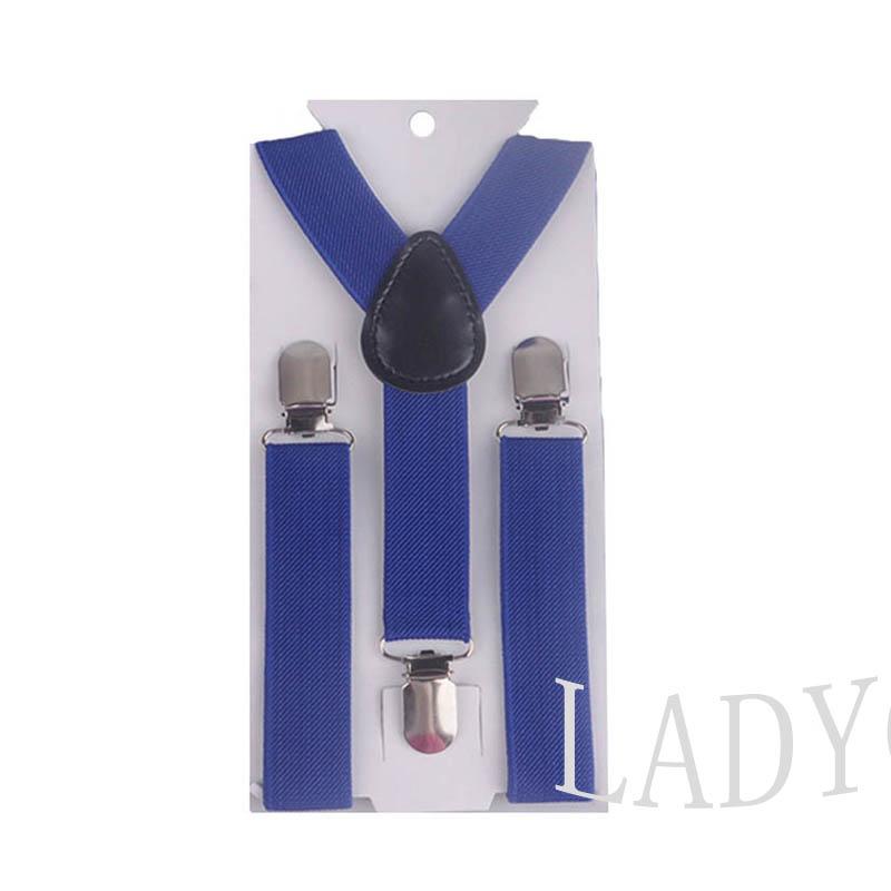 Soild Color Children Belt Baby Boys Girls Suspenders Clip-on Y-Back Braces Elastic Kids Adjustable suspenders suspenders