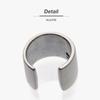 [Brand Name: 2PIECES] Silver Ear Cuff, Men's Simple Accessory, Sold Individually (pi0554)