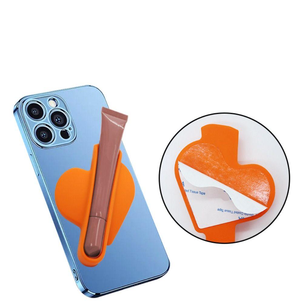 Silikon Handy Lippenstifthalter Handyhülle Schutzhülle Frauen Mädchen
