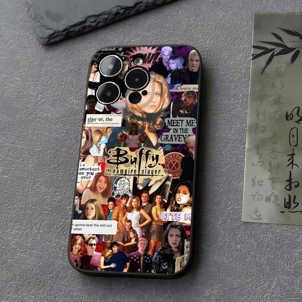 B-Buffy The Vampire Slayer Phone Case For Iphone 16 11 15 14 13ProMax 12 Pro Xs Max Mini Xr 8 6s Plus Funda Covers