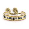 Handmade European Style Embroidered Love Bracelet with Tassels for Girls