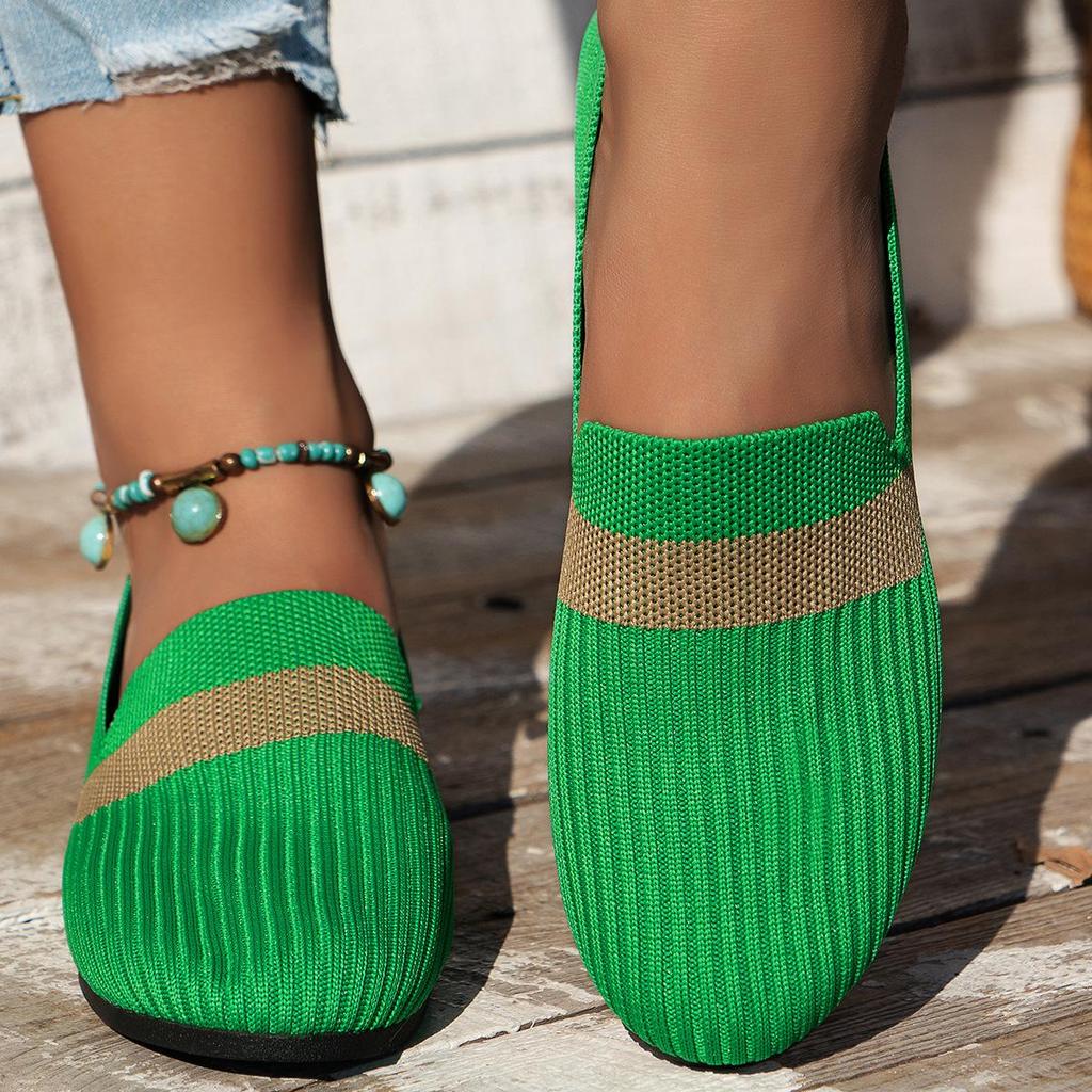 2023 Autumn Women's Plus Size Round Toe Flat Loafers Casual Moccasins