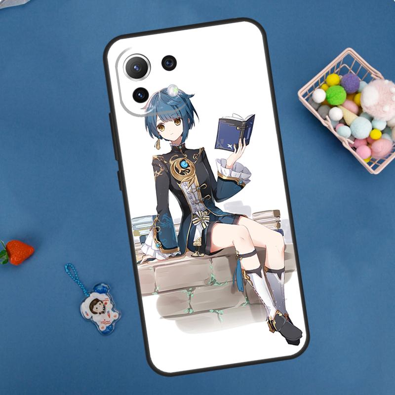 Genshin Impact Xingqiu Case For Xiaomi 14T Pro 13T 11T 12T 13 14 15 Ultra POCO X7 Pro X3 X5 X6 F5 F6 M6 Pro Cover