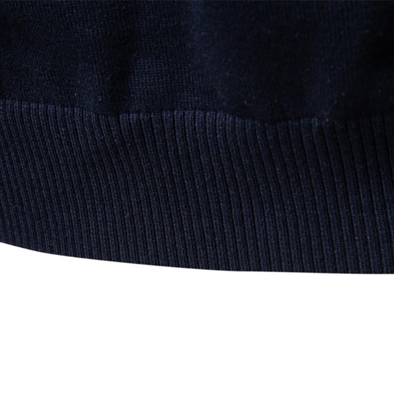 Polo Ralph Lauren 2025 Autumn and Winter Embroidery New Business Stand Collar Men's Pure Cotton Sweater, High-quality Casual Half Zipper Men's Top