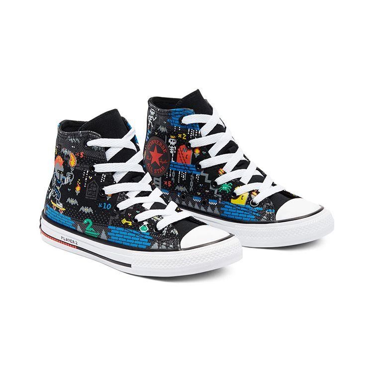 Converse Chuck Taylor All Star High Top Comfortable Canvas Shoes Kids Sneakers Black 670212C