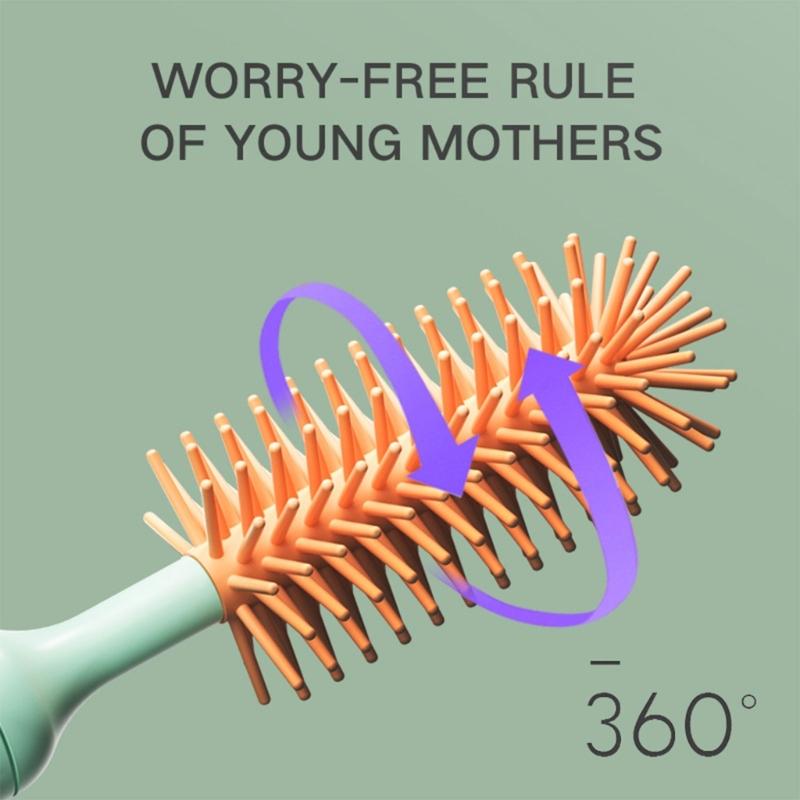 Rooeling Automatic Bottle Cleaner for Baby Bottles Electric Bottle Brush Set Versatile Electric Baby Bottle Brushes