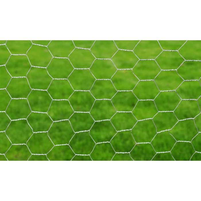 VidaXL Galvanized Steel Mesh 25x1 M Thickness 0.5 Mm Hexagonal Garden Fence 140116
