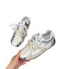 Korean Niche Retro Inner Height-increasing German Training Shoes Women's 2025 New Breathable Versatile Flat-bottomed Casual Forrest Gump Sports Shoes