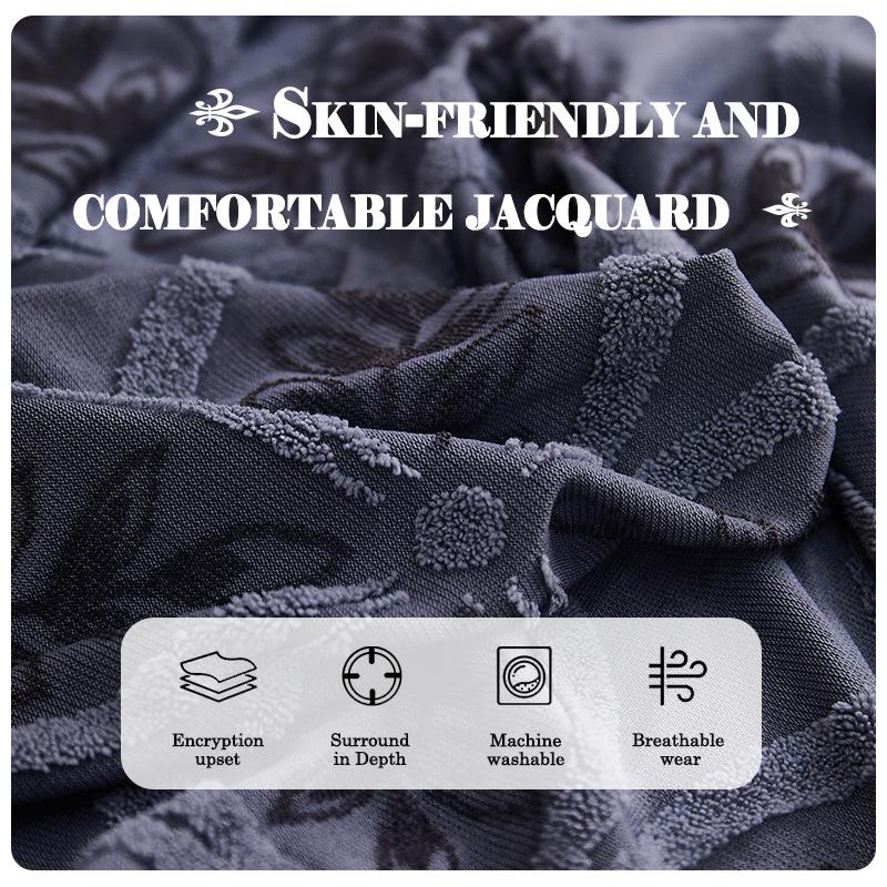 Sofa Cover 2026 New Three-color Three-dimensional Jacquard Skirt Sofa Cover Universal in All Seasons