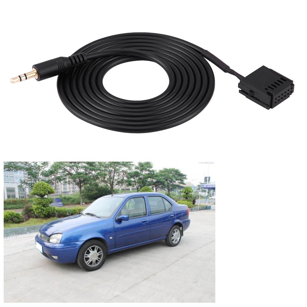 Car Audio Aux Auxiliary Cable Adapter for Ford 6000CD Mondeo Fiesta with CD Removal Tool Keys