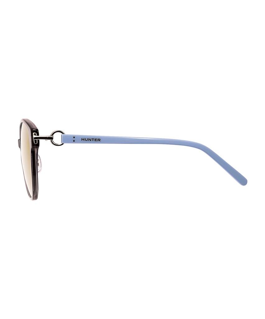 Heonteoaiweeo [Woman] Front And Temple Jewelry Connect Sunglasses - Blue Htb14